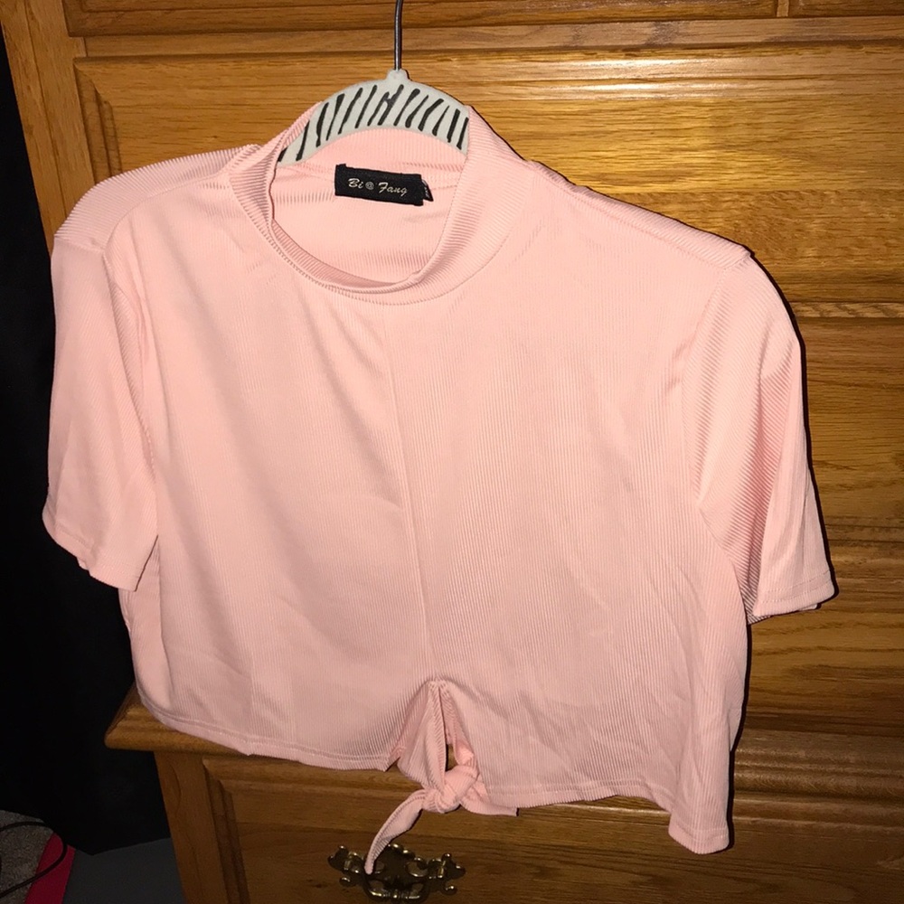 Pink Crop top